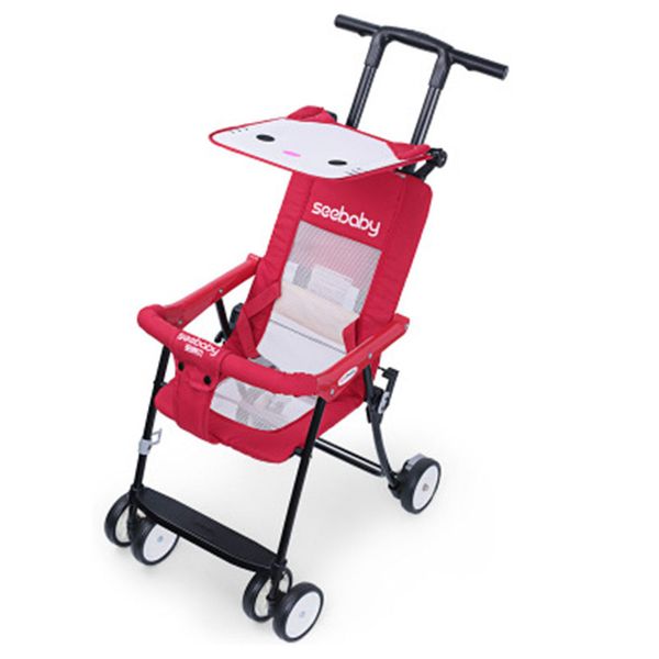 

light comfortable baby carriage folding portable hand push baby carriage