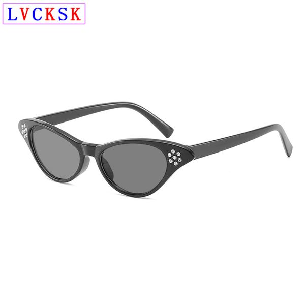 

sunglasses fashion women polarized gray cat eye myopia female diamond design retro shortsighted nearsighted spectacles n5, White;black