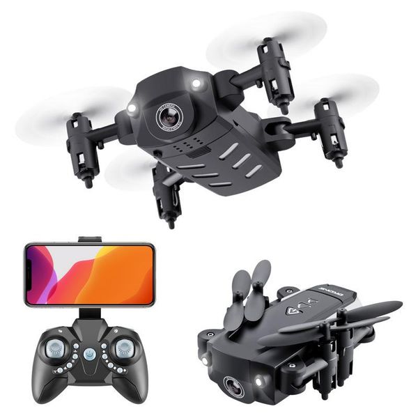 

mini rc drone 4k 1080p hd camera wifi fpv remote control drones height hold headless mode quadcopter foldable helicopter boy toys