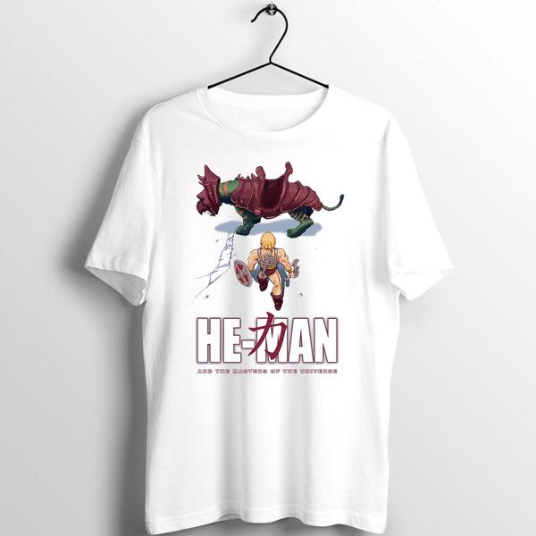 

men women t shirt he-man akira mashup funny artwork art printed tee