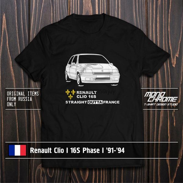 

t shirt renault clio i 16s phase i 91 94
