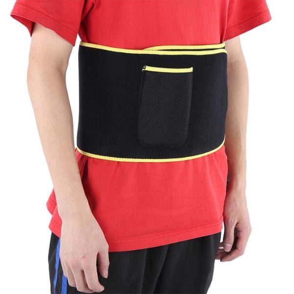 

пояс поддержки универсальный фитнес пояс пояс регулируемая фитнес сжигание жира пот корсета спорт girdle w / карманный спорт безопасность, Black;gray