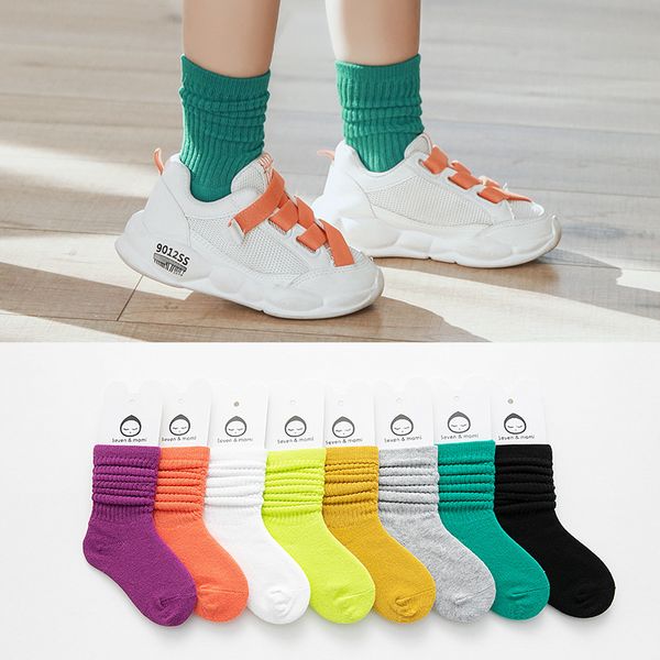 

stance cocks chaussettes baby socks children socks boys cotton stockings loose high socks spring autumn thin edge of stockings, Pink;yellow