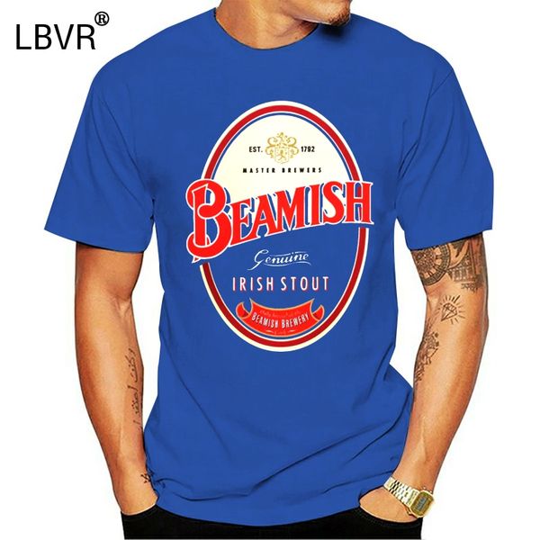 

new popular beamish irish stout beer mens black t-shirt size s-3xl