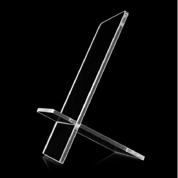 

5.5x11.5cm universal clear transparent plastic mount holder display stand shown for iphone samsung cellphone mobile phone dhl