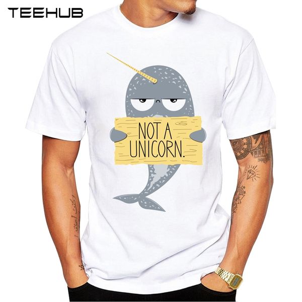 

2019 teehub men's fashion funny shark printed t-shirt short sleeve novelty design cool tee
