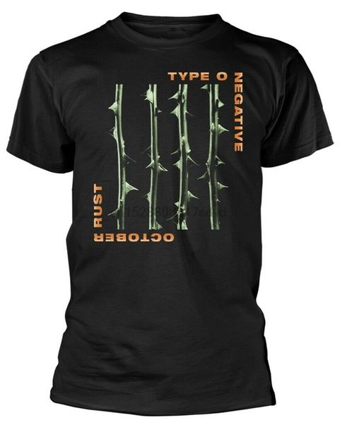 

type o negative october rust (black) t-shirt - new official(1