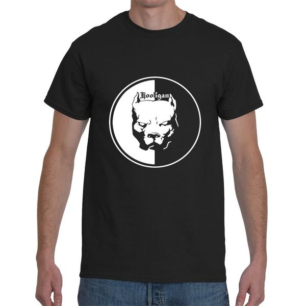 

2019 fashion 100% cotton slim fit solid color soccers hooligan pit bull short sleeve t-shirt size s-3xl vintage tee shirt