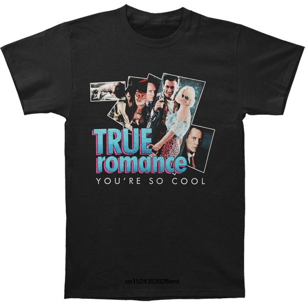 

funny men t shirt novelty tshirt women true romance group collage slim fit t-shirt