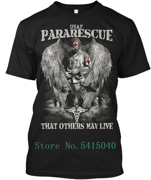 

pararescue that others may live - usaf designer tagless tee t-shirt design t shirt gift t-shirt summer tshirt clothing