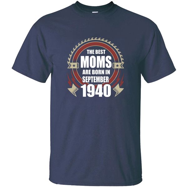 

the new summer the moms are born in september 1940 t shirt for men classical fitness t-shirts short-sleeve tee