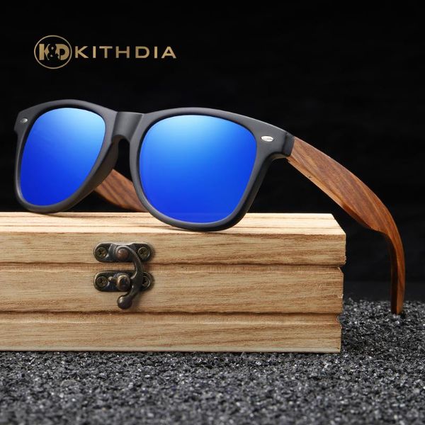 

kithdia new 100% real zebra wood sunglasses polarized handmade bamboo mens sunglass sun glasses men gafas madera, White;black