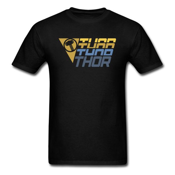 

vintage thor logo t-shirt cotton men tshirts short sleeve t shirts black tees funny new year day geek designer clothes