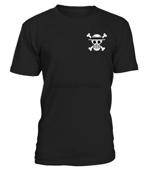 

monkey d luffy t-shirt round one piece manga anime black s m l cosplay japan cartoon t shirt men new fashion tshirt