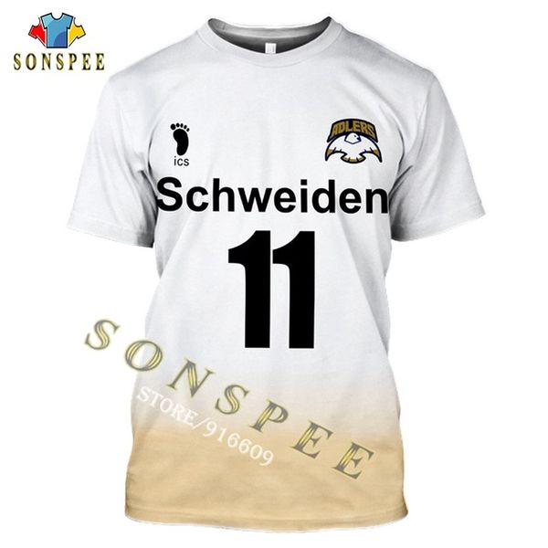 

volleyball boy costume haikyu anime summer 3d print shirts anime funny harajuku men clothing