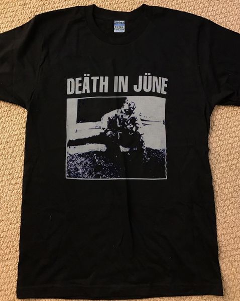 

death in june shirt vintage t-shirt black tee shirt neofolk reprint size s-xxl