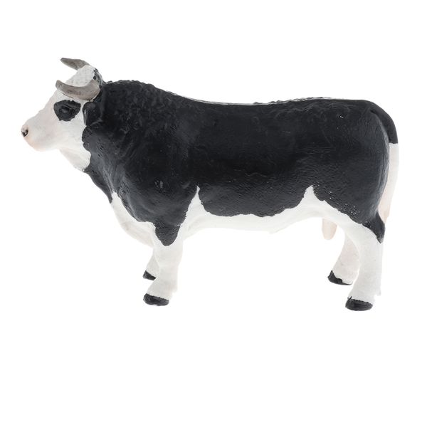 

realistic animal model figures kids educational toy home decor - black cow