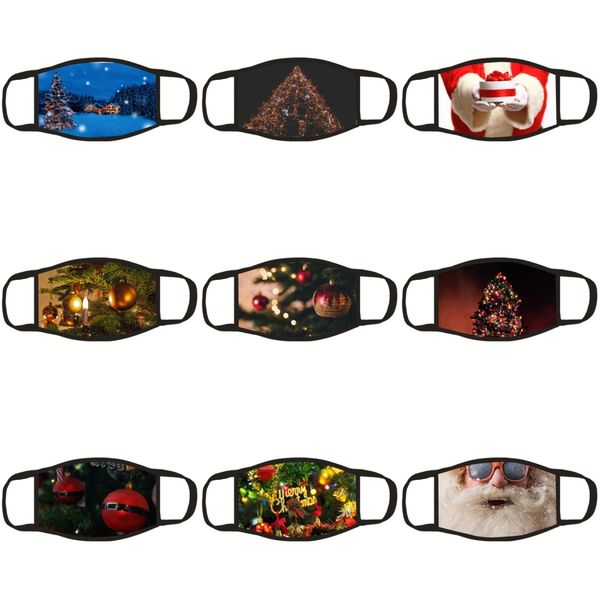 

mascherine christmas c2#840 reusable cloth breathable face 2 claus merry masks fashion washable earloop custom womens man 2glb santa pr tgre