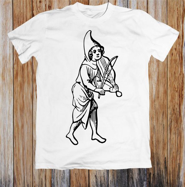 

англосаксонской менестрель унисекс футболка streetwear tee shirt