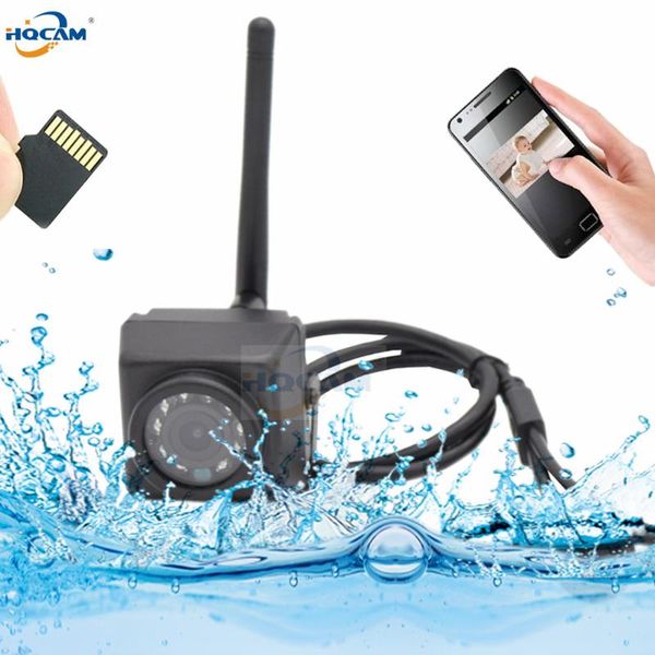 

mini cameras hqcam camhi 1920p 1080p waterproof ip66 tf card slot ir night vision ip camera wifi outdoor car & vehicle fleet bird nest