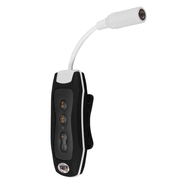 

& mp4 players 8gb mp3 player swimming underwater diving spa + fm radio waterproof headphones black