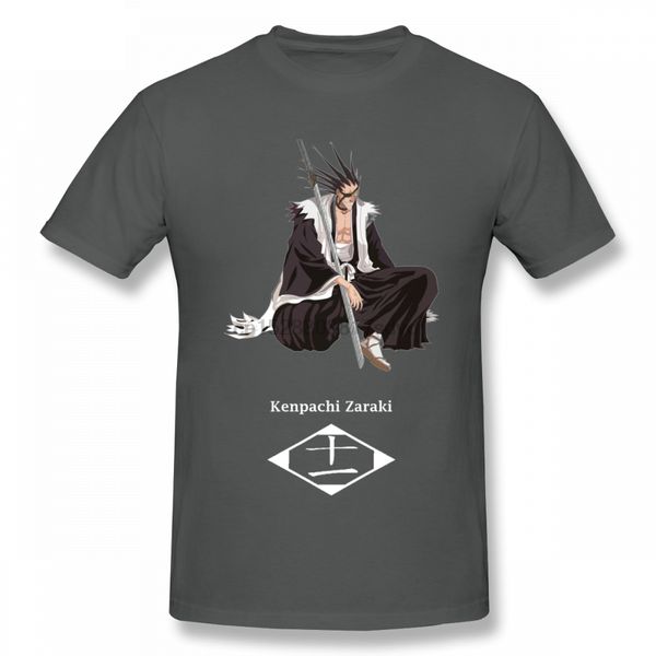 

bleach kenpachi zaraki t man novelty streetwear for boy round collar camiseta plus size casual fashion new arrival