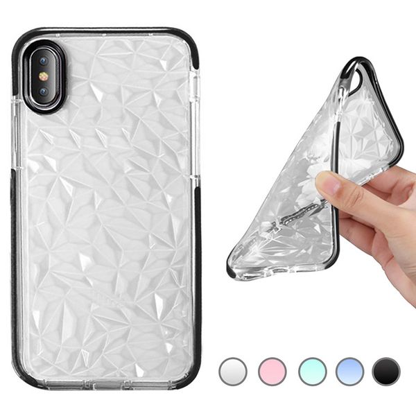 

clear soft tpu phone case for iphone 11 xs max xr 8 galaxy s10 s10 plus ultra thin protective cover in opp bag