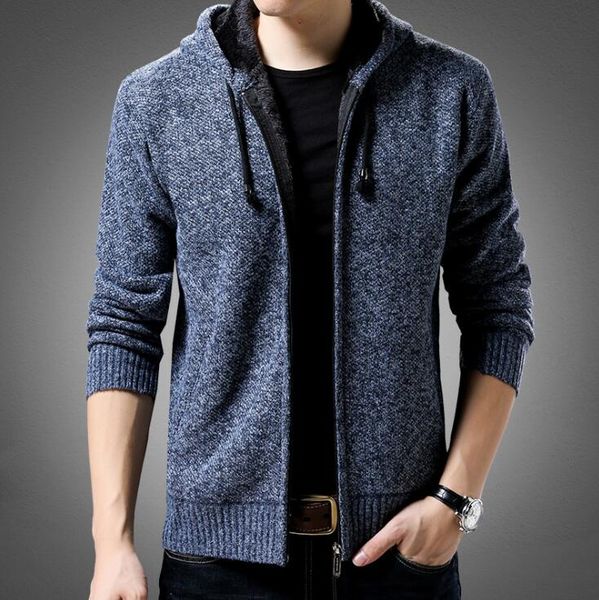 

winter men jacket streetwear casual cardigan plush woolen jackets clothing jaqueta masculina hommes veste ropa clothes, Black;brown