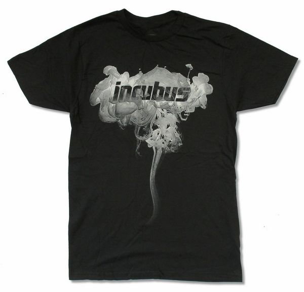 

incubus up in smoke tour 2012 black t shirt new harajuku funny tee shirt