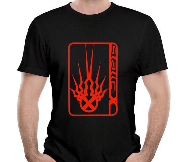 

short sleeve round neck t shirt promotion men's static x nu metal push it short sleeves t shirt