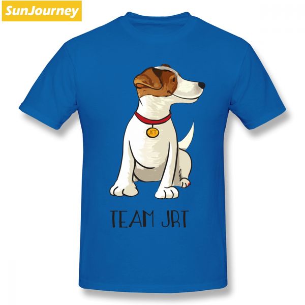 

jack russell terrier men t shirt pop rashguard oversize cotton crewneck short sleeve tshirt men