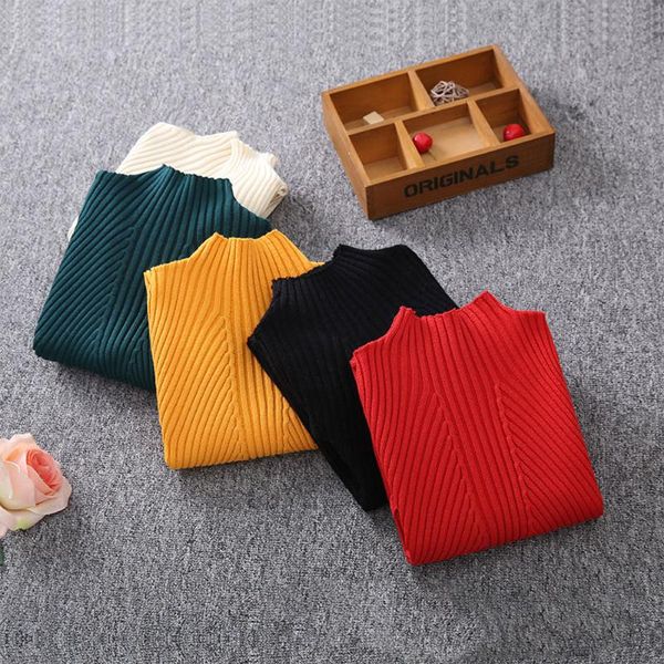 

pullover benemaker long for girls knitted sweater 12 14 years teenager children clothes kids solid winter sleeve na076, Blue