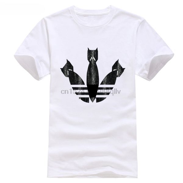 

t shirt banksy bombs street art discout new fashion 2018 do it just summer t shirt brand fitness body mens