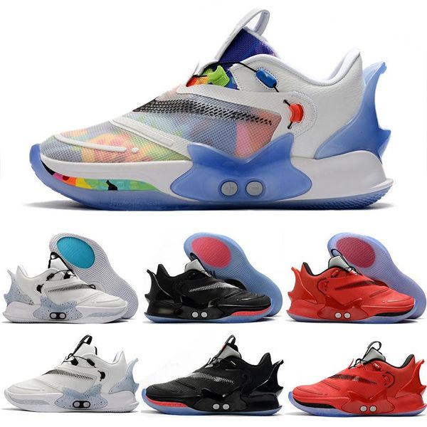 

2020 new adapt bb 2.0 mens basketball shoes tie dye oreo black red mens trainers sports sneakers size 7-12