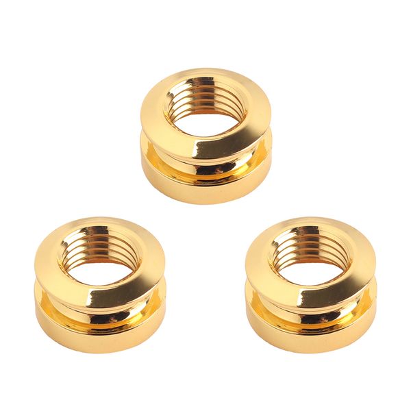 

3 шт медь гитара endpin джек ремень кнопки для гитары / бас запасных частей