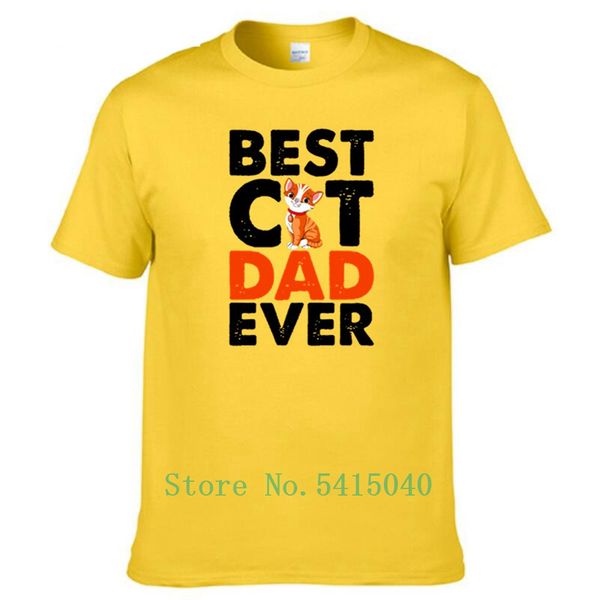 

новые мужские рубашки hip-hop tshirt cat best cat пап ever футболках взрослые o-образным вырезом рубашки топы тис 100% хлопок