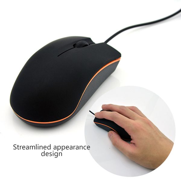 

matte texture wired mouse 1200 dpi 4-button business office home computer mouse ergonomic mice for lappc gaming
