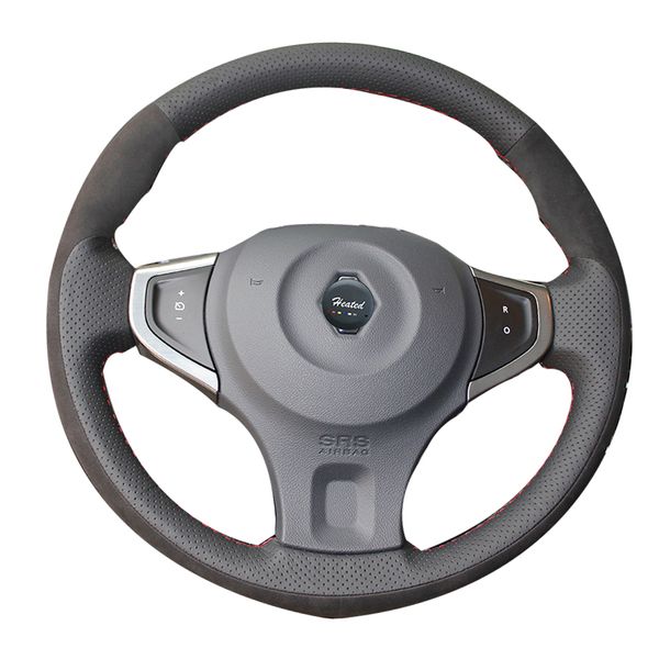 

подлинная рулевая кожа колеса автомобиля обложка для koleos 2009-2014 samsung qm5 car styling braid на рулевом колесе
