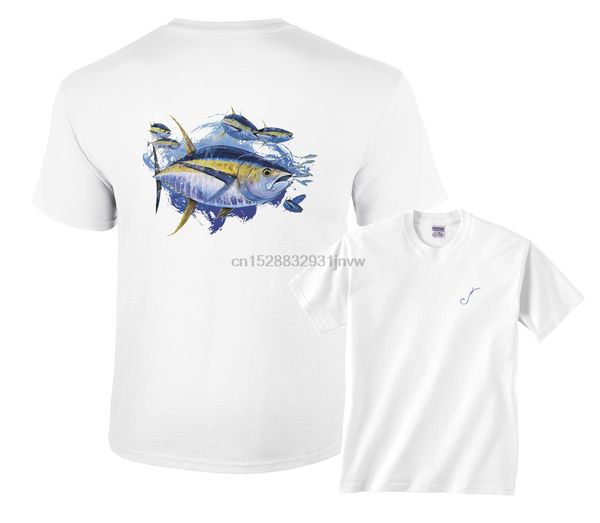 

старый yeller желтоперого рыбалка t-shirt мультфильм тенниска мужчины унисекс новый способ тенниски освобождает перевозку груза смешных верх