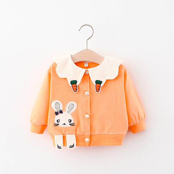 

wholesale baby girls radish collar cardigan autumn 2020 children's clothing, Blue;gray