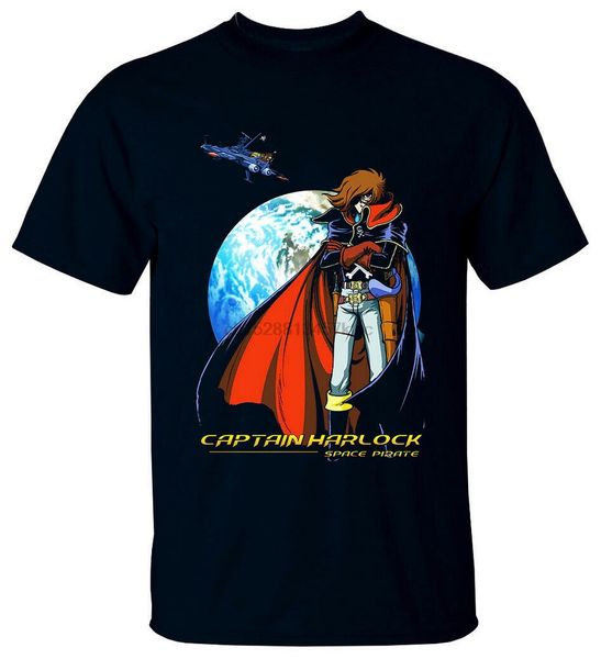 

anime space pirate captain harlock v2 1978 tee t shirt (black) all sizes s-5xl t-shirt stylish custom