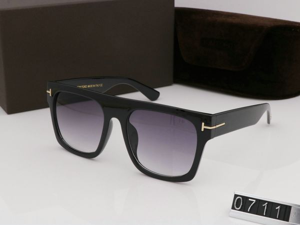 

2020 new leisure personality sunglasses for man woman eyewear tom designer sunglasses uv400 ford fashion outdoor sunglasses 0711 high qualit, White;black