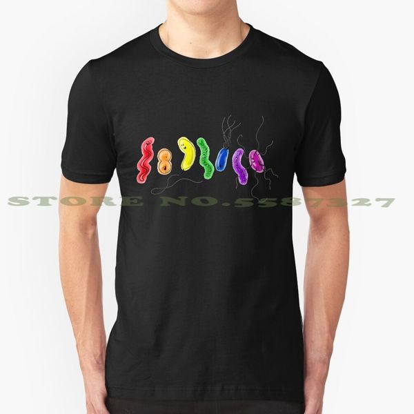 

pride rainbow bacteria summer funny t shirt for men women