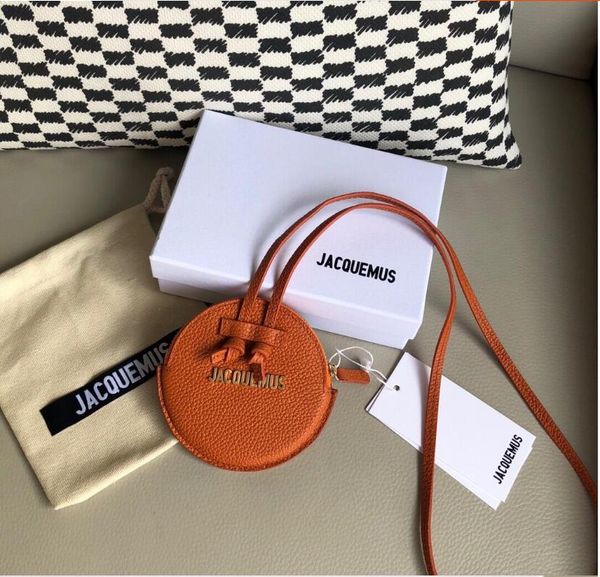 

Jacquemus Le pitchou small round coin purse hanging neck bag ins has a high rate of appearance 03