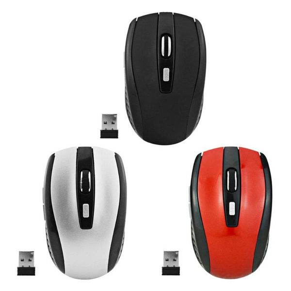 

портативный беспроводной мыши 6 кнопок 2,4 usb 1600dpi оптическая мышь для ноутбука desktop notebook pc компьютерные аксессуары