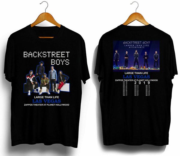 

new 1289-backstreet boys las vegas tour 2018 - 2019 mens t shirt size s-3xl hip hop clothing cotton short sleeve t-shirt tee