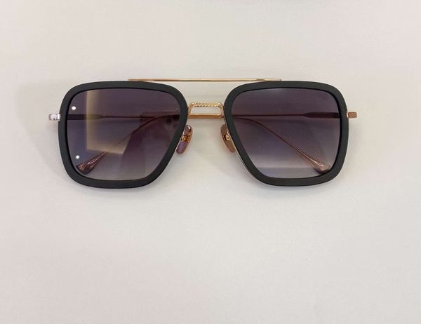 

men square sunglasses gold black frame gray gradient lens 7806 fashion sunglasses gafas de sol with box, White;black