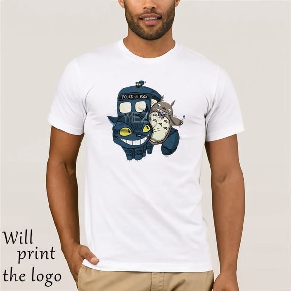 

my doctor totowho my neighbor totoro catbus tardis men's t shirt