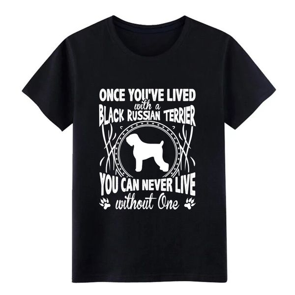 

black russian t errier t shirt character tee shirt s-3xl standard cute new style summer natural shirt