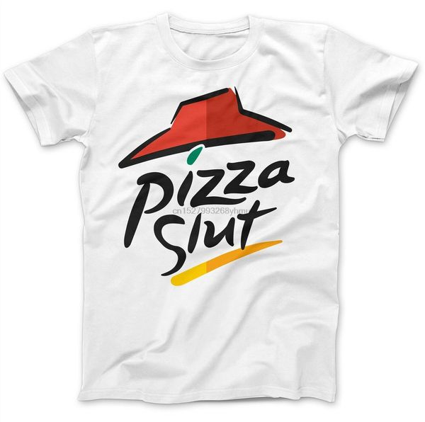 

pizza slut spoof parody funny t-shirt 100% premium cotton gift fat present